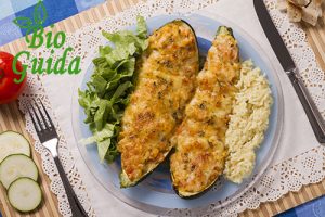 Zucchine ripiene al forno